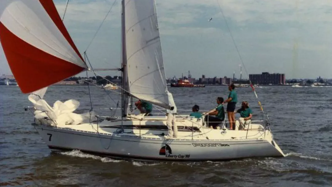 FIRST 305 sailing