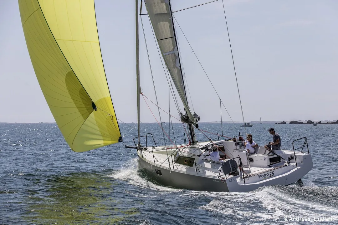 POGO 36 sailing